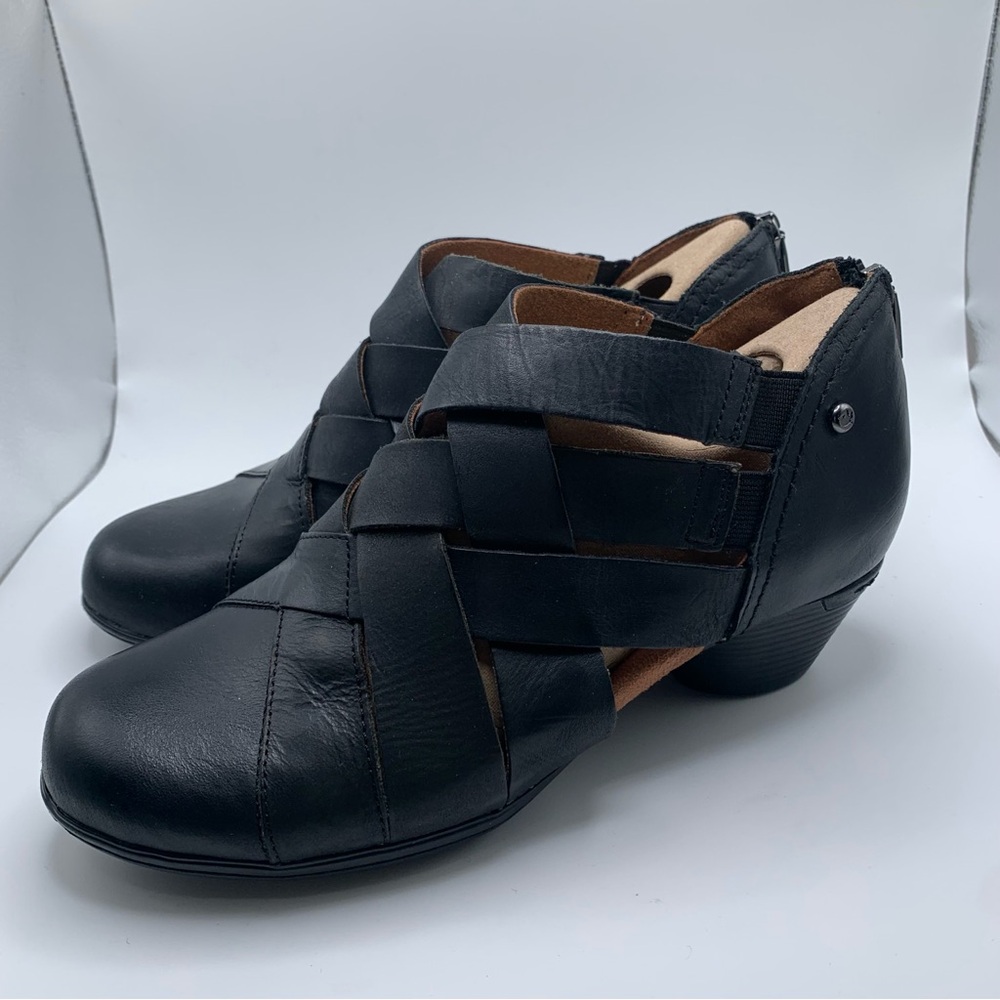 NWB Women's Cobb Hill Laurel Woven black leather size 6.5M heels 1816 - Picture 6 of 10